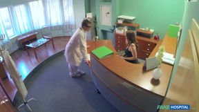 F.h. Doctor Gives His New Receptionist A Full Body Fucking