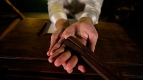 Tawsing, Training and Humiliation - Roxy Nova and Laura Ropes in School Uniform with Femdom, Hand Tawsing and Teacher Fetish