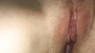 Creampied Cunt Getting Licked Up & G-Spot Finger Screwed Until She Orgasms