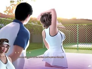 My beautiful tennis partner - Apocalust ep 2 - Big boobs and big ass - Hentai Game