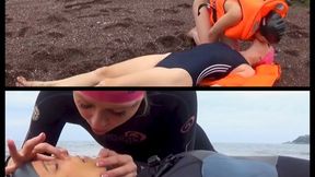 Beach Resuscitation Practice & CPR: Full Clip - MOV
