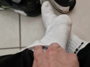 Nike tn and socks sniff