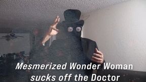 Mesmerized WonderWoman sucks off the Doctor 5