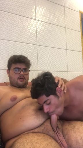 Stepcousin Sucking Chubby Gay