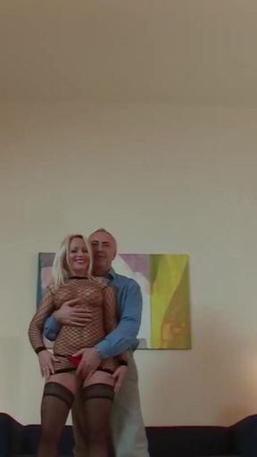 Old Perv Jim is Hungry for Hungarian Pussy at JimsCastings   Clip 1