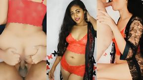 Raunchy Desi sweetheart gets ravaged on Valentine's Day in Oyo