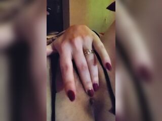 petite twat penetration and masturbating