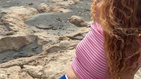 Enjoying Dark Sand Playa, Collecting Shells