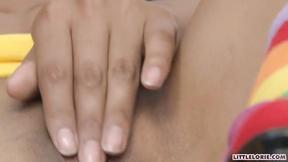 ”Little Lorie Fingering & Masturbate Whore”