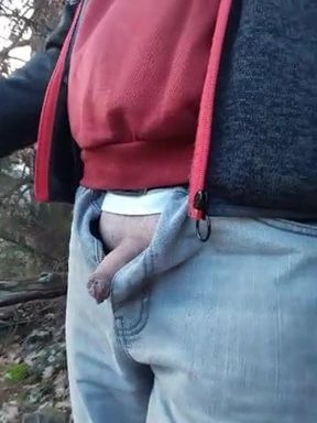 Outdoor, dick outside