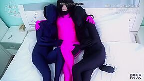 3 Girl Zentai And Tickling