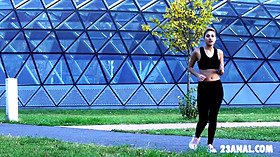 Passionate rectal xxx after jogging