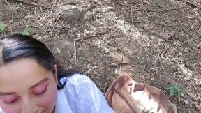 Big Ass 18 in the Forest Fucked by Stranger