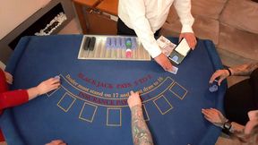 Group fun at the blackjack table