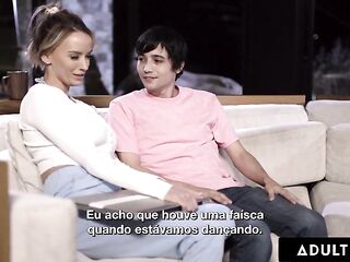 ADULT TIME - mother I'd like to fuck Pristine Edge Kept Up All Night By Stepsons Want To Screw - PORTUGUESE SUBTITLES