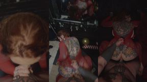 happy wildd kinkmas day 3 fishnet ruined all holes filled anal creampie