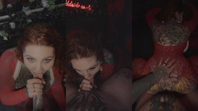 happy wildd kinkmas day 3 fishnet ruined all holes filled anal creampie