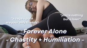 Forever Alone: Chastity + Humiliation