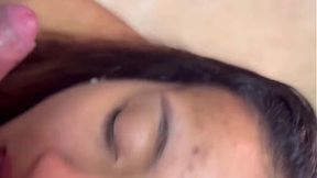 Mi esposa's innocent friend becomes obsessed with my semen