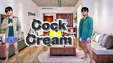 An amazing cock cream from adult store gave a curious guy a hard on