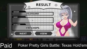 Horny Anime Girls Play Steamy Poker for Rewards in Texas Hold'em Part 2