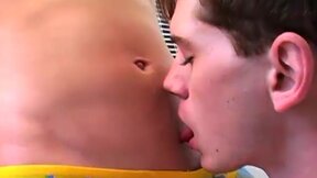 Twink sucks off his friend and loves every moment of it