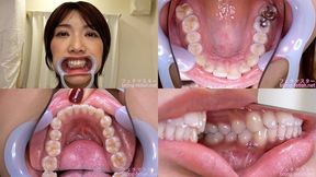 Kyoko Hanamiya - Watching Inside mouth of Japanese cute girl