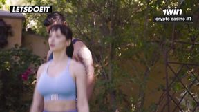 Cheating Wife Lexi Luna Seduces Neighbor in Forbidden Tryst