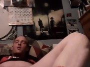 Anal play with vape juice bottle