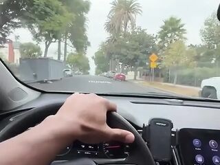 Black Car Ride Home with Stranger