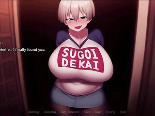 Huge breasts Bratty Uzaki Chan desires to be your sex Girlfriend Anime game