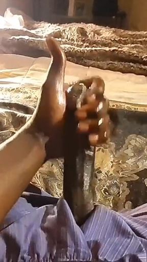 Slowly Passionately Stroking My BBC Intense Cumshot