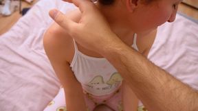 Shy Stepdaughter Getting Bred Deeply in Missionary