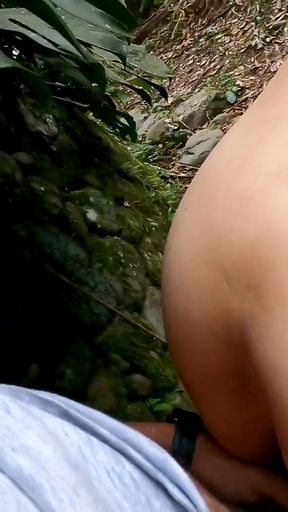 Foreigner fucks me in a river made me suck guebo and I loved his cum  Colombian Sex   Clip 1