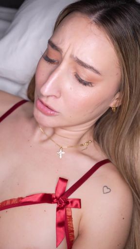 Blue Eyes, Big Tits - She Busty Teen Takes Big Cock