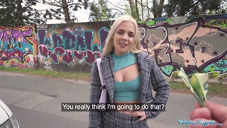 Public Agent Blue Eyed Blonde British Babe Takes a Big Czech Cock in her Wet Pussy