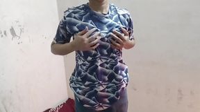 Step sister ko bra khol kar jabar dasti chudai ki