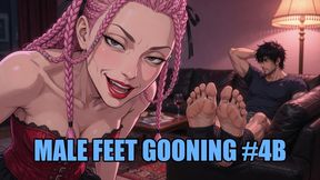 Male Feet Gooning #4B: Surrender to Male Foot Bliss (Animated)