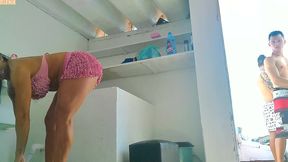 rapidinha com o richards na lavanderia quase foi pega no flagra