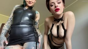 Worship and JOI for 2 beautiful Mistresses