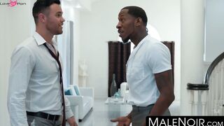 MaleNoir.com - Interracial anal fuck fest with hunks Beau Reed and Deep Dic going har