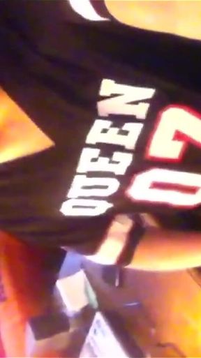 Twink Rubbing His Smooth Cock on a Seat and Jerking off Through the Polyester of the Tshirt