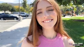 Real Teens - Brunette Teen Myra Moans Fucks Best From Behind In Her Porn Debut
