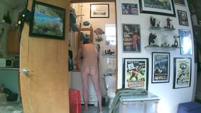Out of the shower getting dressed with Kevinstockings