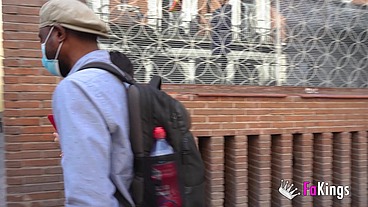 Curvy Gigi Lust seduces random guys at the street and bangs one of 'em for us!!