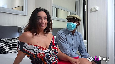 Curvy Gigi Lust seduces random guys at the street and bangs one of 'em for us!!