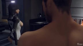 Miranda Lawson Hardcore Creampied on a Apaceship