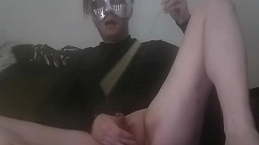 Kinky Amateurboy Loves Whipping His Own Little Cock