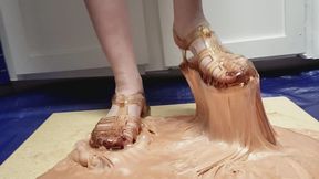Stella's Jelly Sandals Stuck in Glue
