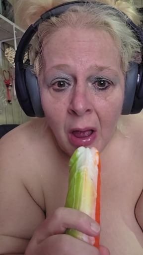 Big Piped Gagged in the Mouth of This Whore Hag